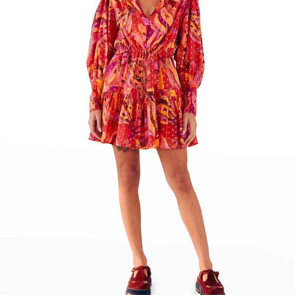 Farm Rio Banana Juice Mini Dress